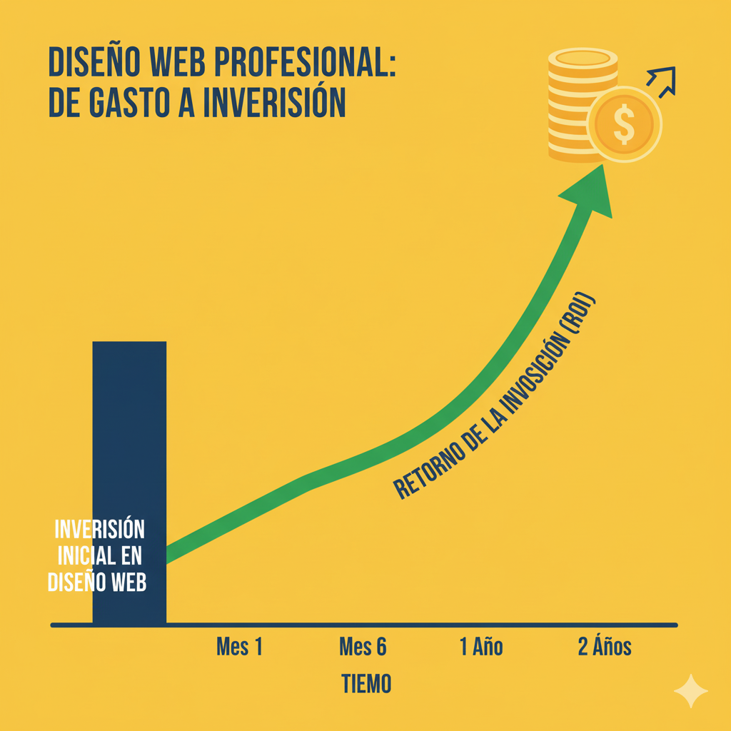 Diseño Web Profesional para PYMES: ¿Cuánto Invertir y Cuál es el ROI Real? 1 Diseño Web Profesional para PYMES ¿Cuánto Invertir y Cuál es el ROI Real
